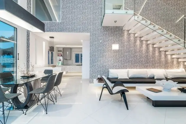 Family Villa, Birden Çok Yatak, 2 Banyolu, Bahçeli (Luxury Villa Cavo Mare Meltemi)