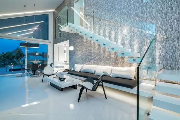 Family Villa, Birden Çok Yatak, 2 Banyolu, Bahçeli (Luxury Villa Cavo Mare Meltemi)