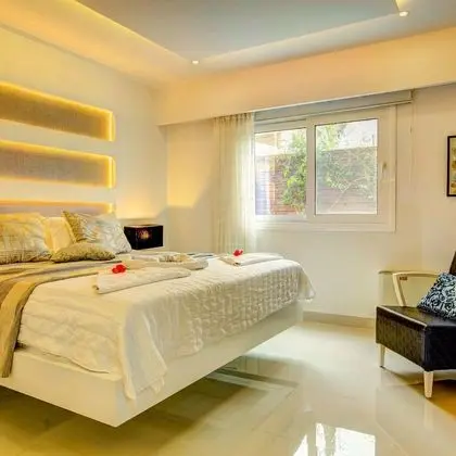 Family Villa, Birden Çok Yatak, 2 Banyolu, Bahçeli (Luxury Villa Cavo Mare Meltemi)