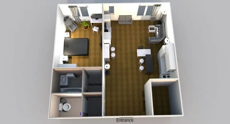 Deluxe Apart Daire, Bahçe Manzaralı
