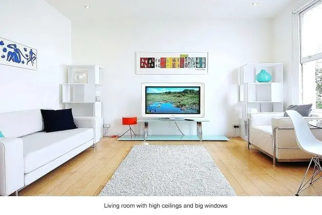 Design Apart Daire, 1 Büyük (Queen) Boy Yatak ve Çekyat, Sigara İçilmez