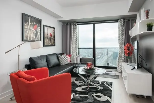 Luxury Apart Daire, 1 Büyük (Queen) Boy Yatak ve Çekyat, Balkon, Şehir Manzaralı