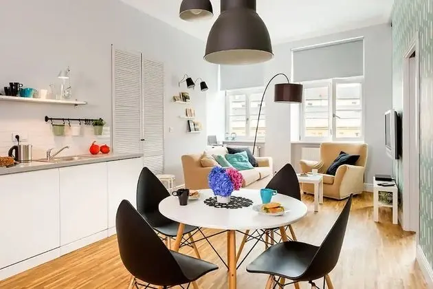 Design Apart Daire, 1 Yatak Odası, Küçük Mutfak, Şehir Manzaralı