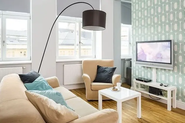 Design Apart Daire, 1 Yatak Odası, Küçük Mutfak, Şehir Manzaralı
