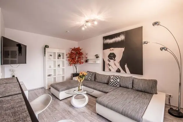 Luxury Apart Daire, 1 En Büyük (King) Boy Yatak ve Çekyat, Sigara İçilmez, Şehir Manzaralı