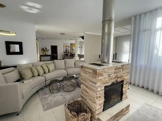 Villa, 1 Yatak Odası, Şömine