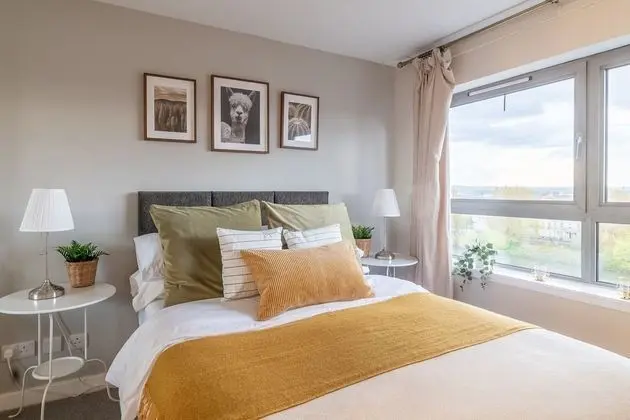 Luxury Apart Daire, Banyolu/Duşlu, Nehir Manzaralı (Clyde Side )