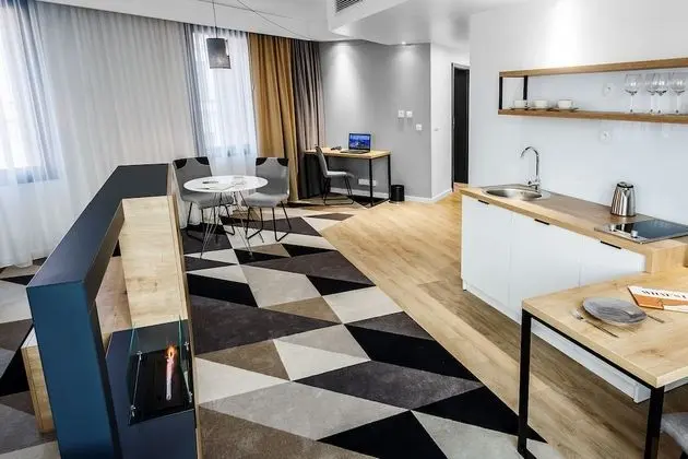 Executive Süit, 2 Yatak Odası, Şömine