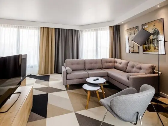 Executive Süit, 2 Yatak Odası, Şömine