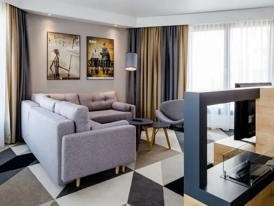 Executive Süit, 2 Yatak Odası, Şömine