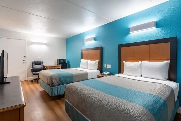 Deluxe Oda, 2 Çift Kişilik Yatak, Sigara İçilmez, Buzdolabı ve Mikrodalga