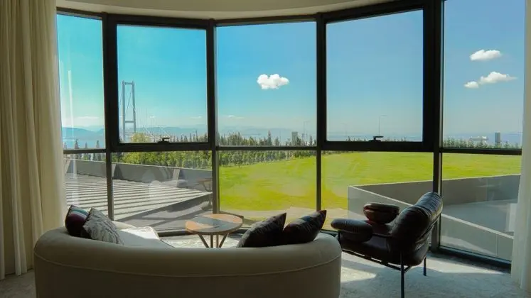 Jakuzili ve Şömineli King Suite Oda,Deniz Manzaralı,Balkonsuz