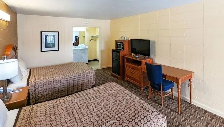 Oda, 2 Çift Kişilik Yatak, Sigara İçilebilir, Buzdolabı ve Mikrodalga (2 Double Beds Smoking)