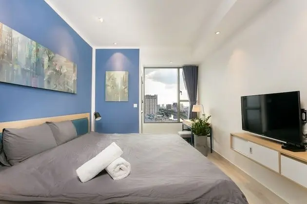 Comfort Stüdyo Süit, 1 Büyük (Queen) Boy Yatak, Havuz Kullanımı, Şehir Manzaralı