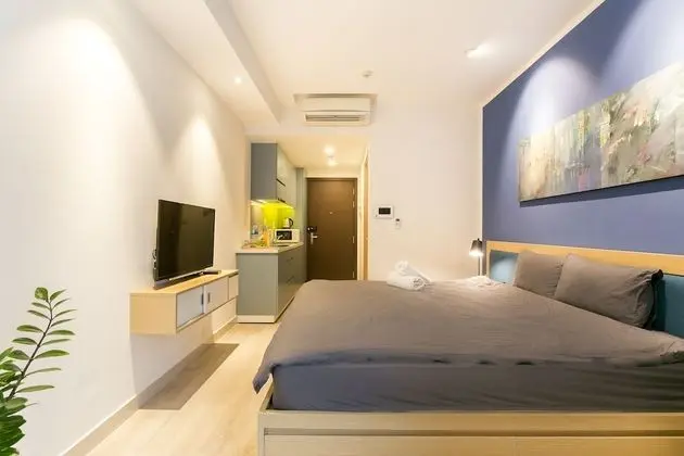 Comfort Stüdyo Süit, 1 Büyük (Queen) Boy Yatak, Havuz Kullanımı, Şehir Manzaralı