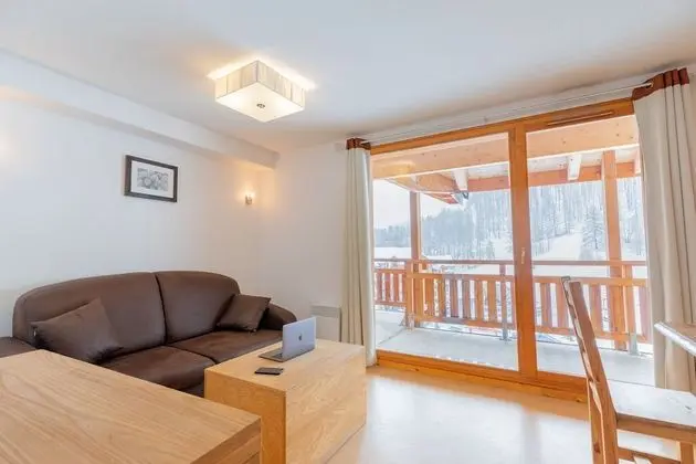 Studio + coin montagne vue piste - 4 à 5 personnes