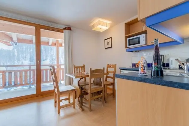 Studio + coin montagne vue piste - 4 à 5 personnes