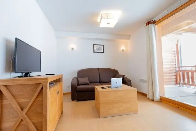 Studio + coin montagne vue piste - 4 à 5 personnes