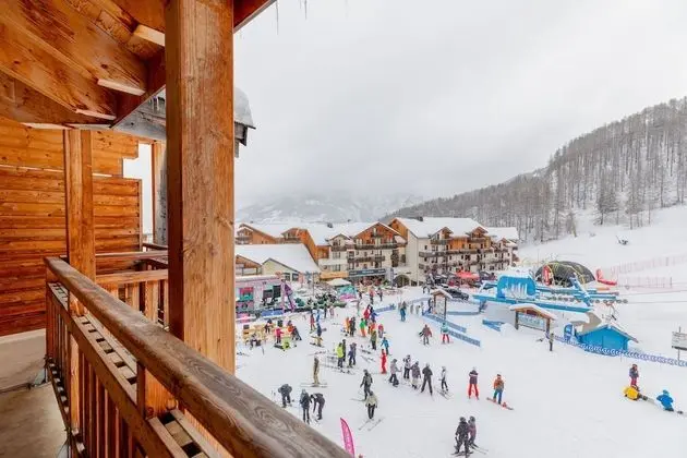 Studio + coin montagne vue piste - 4 à 5 personnes