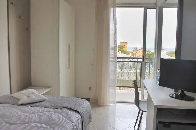 Panoramic Tek Kişilik Oda, Balkon