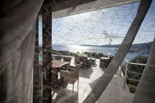Deluxe Villa, 3 Yatak Odası, Kişiye Özel Havuzlu, Deniz Manzaralı