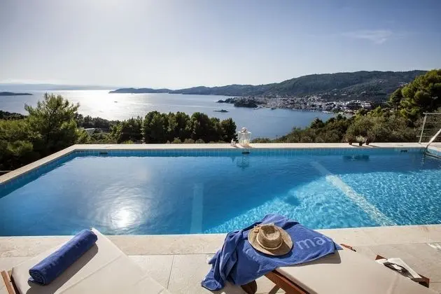 Deluxe Villa, 3 Yatak Odası, Kişiye Özel Havuzlu, Deniz Manzaralı