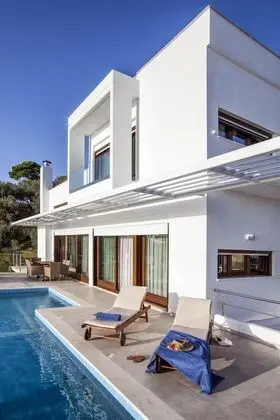 Deluxe Villa, 3 Yatak Odası, Kişiye Özel Havuzlu, Deniz Manzaralı