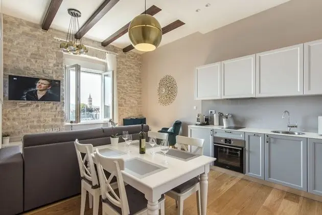 Deluxe Apart Daire, 1 En Büyük (King) Boy Yatak ve Çekyat, Deniz Manzaralı