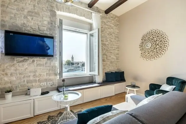 Deluxe Apart Daire, 1 En Büyük (King) Boy Yatak ve Çekyat, Deniz Manzaralı