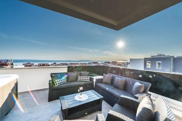 Exclusive Apart Daire, 4 Yatak Odası, Sıcak Su Havuzu, Deniz Manzaralı