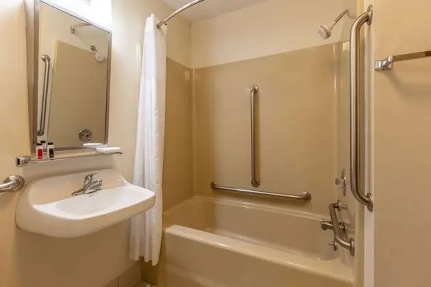Oda, 1 En Büyük (King) Boy Yatak, Engellilere Uygun, Sigara İçilmez (Mobility, Bathtub w/Grab Bars)