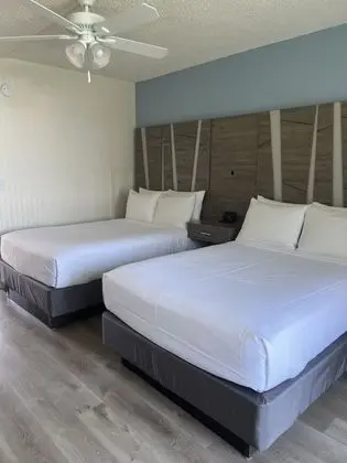 Deluxe Oda, 2 Çift Kişilik Yatak, Plaj Manzaralı