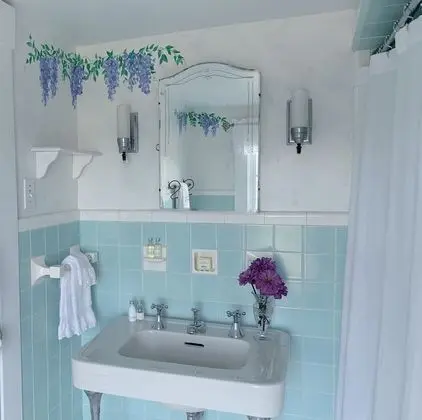 Superior Oda, 1 Büyük (Queen) Boy Yatak, Özel Banyo (Wisteria Room)