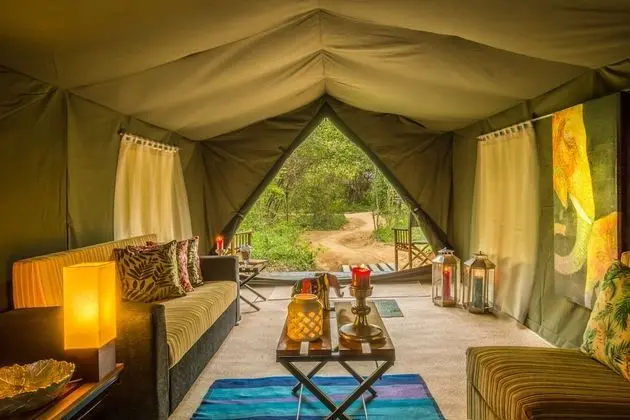 Wildlife Experience Tent with One Guided Safari, Night Walk & Cooking Demonstrations