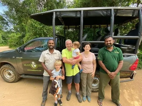 Family Glamping Suite bordering Yala with a Guided Safari