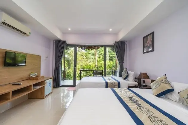 Bungalov, 2 Büyük (Queen) Boy Yatak, Bahçe Manzaralı