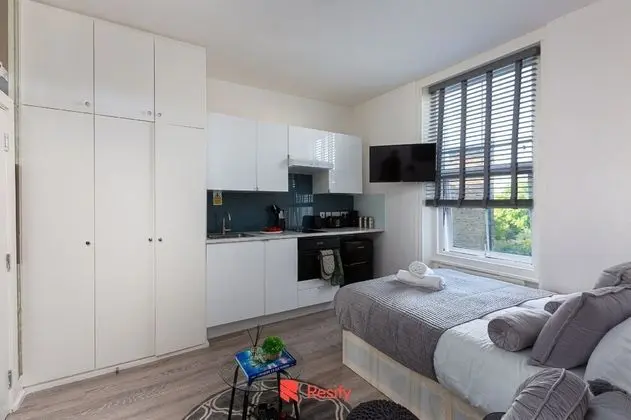 City Stüdyo, 1 Çift Kişilik Yatak, Şehir Manzaralı