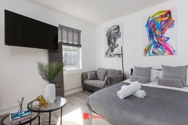City Stüdyo, 1 Çift Kişilik Yatak, Şehir Manzaralı