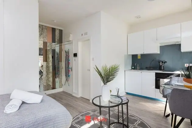 City Stüdyo, 1 Çift Kişilik Yatak, Şehir Manzaralı