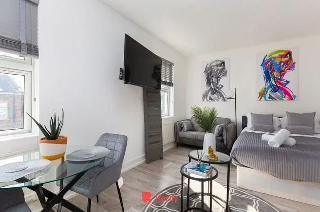 City Stüdyo, 1 Çift Kişilik Yatak, Şehir Manzaralı