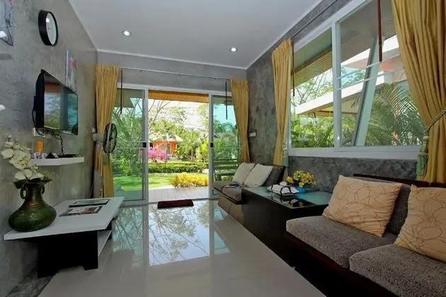 Deluxe Bungalov, Bahçe Manzaralı