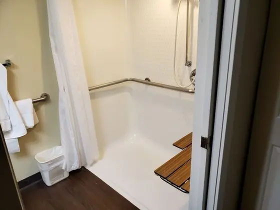 Süit, 1 Büyük (Queen) Boy Yatak, Engellilere Uygun, Sigara İçilmez (Roll-In Shower)