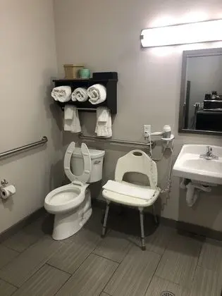 Süit, 1 En Büyük (King) Boy Yatak ve Çekyat, Engellilere Uygun (Roll-In Shower, Mobility & Hearing)