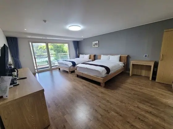 Deluxe İki Ayrı Yataklı Oda, Kısmi Deniz Manzarası (A)
