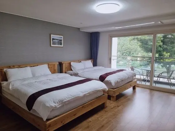 Deluxe İki Ayrı Yataklı Oda, Kısmi Deniz Manzarası (A)