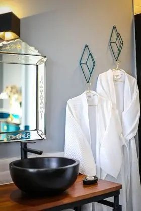 Tek Büyük Yataklı Oda, Banyolu/Duşlu, Üzüm Asması Manzaralı (Château Cos Labory)