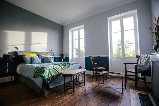 Tek Büyük Yataklı Oda, Banyolu/Duşlu, Üzüm Asması Manzaralı (Château Cos Labory)