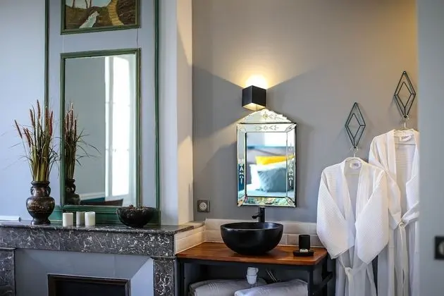 Tek Büyük Yataklı Oda, Banyolu/Duşlu, Üzüm Asması Manzaralı (Château Cos Labory)