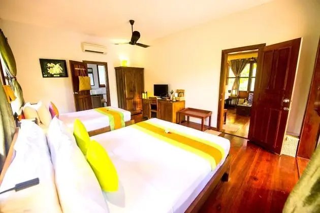 Deluxe İki Ayrı Yataklı Oda, 1 Yatak Odası, Balkon, Bahçe Manzaralı