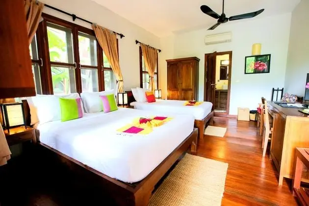 Deluxe İki Ayrı Yataklı Oda, 1 Yatak Odası, Balkon, Bahçe Manzaralı